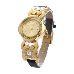 IDIS Leather Fashion Designer Wristwatches Ladies Student Women Special Case Watch Diamond case