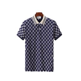 2022Mens стилист по поло рубашками роскошь Италия мужская одежда с коротким рукавом мода повседневная мужская летняя футболка много цветов доступна размер м-2xl