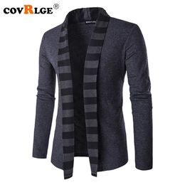 Covrlge Mens Sweaters Long Sleeve Cardigan Male Pull Style Clothings Fashion Casual Men Knitwear Sweater Coats MZL047 210909