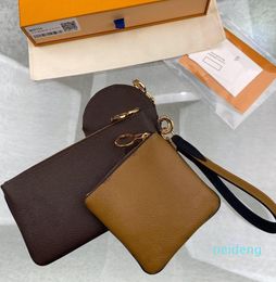 Classic Style Designers hot Paris Sale 3 piece set bags women handbags purses tote bags Coin Purse three item wallet 2021