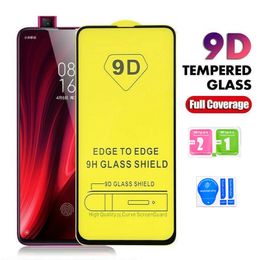 Full Cover 9D Protective Tempered Glass Screen Protector For Samsung A03 Core A13 A33 A53 A73 A02 A12 A22 A32 A42 A52 A72 A51 A71 M02 M12 M32 M42 M62 F02S F12 F41 F52 F62