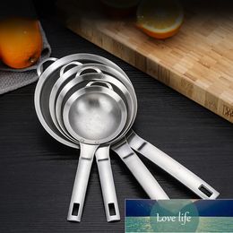 1Pc Filter Spoon Stainless Steel Colander Filtering Strainer Pot Spoon Filter Spoon Strong Durable Baking Ladle