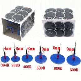 24pcs/Set Mushroom Nail Tyre Film Repair Kit Tool Cold Patch Films Rubber Stitching Machine Tyre Plug Of Mushroom-Nail Tools