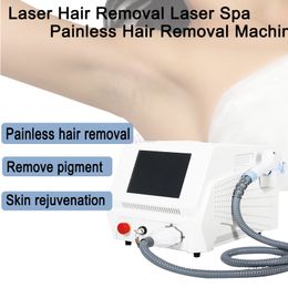 Portable 808nm Diode Laser Hair Removal Machine 20 Million Shot Effective Painless Permanent Air & Water &TEC System