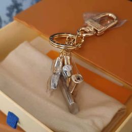 high-end brand Designer Keychain Fashion Purse Pendant Car Chain Charm Bag Keyring Trinket Gifts Accessories295Z