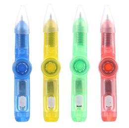 Regali a buon mercato Plastica Hot New Products Creative Multi Funzione Tre in un ABS Bambini LED Hand Spinner Fidget Toys Penna