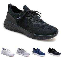 Discount Non-Brand Running Shoes For Men Women Triple Black White Grey Blue Fashion Light Couple Shoe Mens Trainers Sports Sneakers