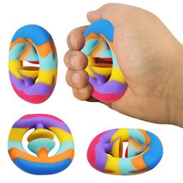 Party Favour Silicone Fidget Toy 6*6*1.2cm Snap Hand Grab Antistress Toys Even-Party Autism Special Needs Stress Relief Calming Simple Dimple Sensory Festive