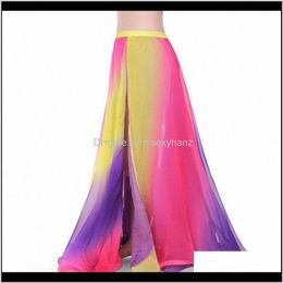 Stage Wear Apparel Drop Delivery 2021 Design High Quality Top Grade Bellydancing Skirts Wrap Skirt For Belly Dance Or Performance -6013 Iv37#
