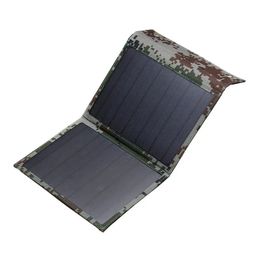 30W Portable Solar Panel Dual USB 5V Foldable Charger With Carabiner