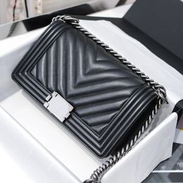 2021 new high quality bag classic lady handbag diagonal bag leather 25cm 778
