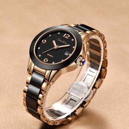 Fashion Women Watches SUNKTA Top Brand Luxury Stainless Steel Ladies Watch Women Casual Waterproof Gift Watch Relogio Feminino 210517