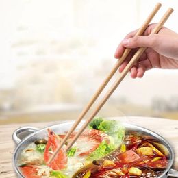 Chopsticks 5 Pairs 45cm Long Bamboo Cook Noodles Deep Fried Pot Chinese Style Sticks Kitchen Tools Gargets