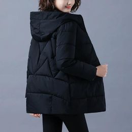 Women's Down & Parkas 2021 Women Winter Jacket Long Warm Female Thicken Coat Cotton Padded Parka Hooded Outwear Plus Size 4XL