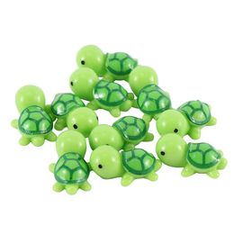 10 Pcs Mini Turtle Miniature Figurines Dollhouse Bonsai Garden Micro Landscape Decor fairy garden miniatures