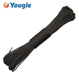 Outdoor Gadgets 100 Feet 31 Metres 4mm 10 Strands 550 Parachute Cord Paracord Flame Retardant Cable Tent Guyline Wind Rope Clothesline