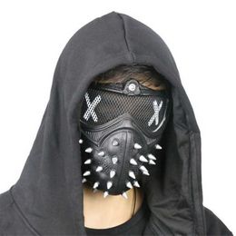 games dogs UK - High Quality Pvc Watchdog 2 Wrench Mask Cos Game Halloween Cosplay Props Watch Dogs G0910