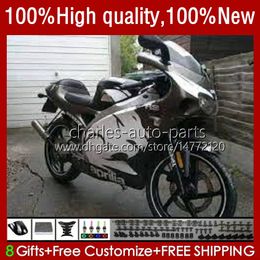 Body Kit For Aprilia RS-250 RSV250 RS RSV 250 RS250 RR R RS250R 95 96 97 24No.44 RSV250R RSV250RR 1995 1996 1997 RSV-250 RS250RR Black White 95-97 Motorcycle Fairing