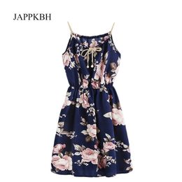 Jappkbh Plus Size Summer Party Elegante sexy senza spalline che borda abiti da donna Vintage Mini Beach Dress Abiti da donna Q190510