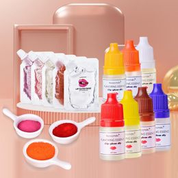 lip pigments Canada - Lip Gloss 50ML Diy Lipstick Material Base Oil Pigment Powder Making Handmade Makeup Comestics TSLM1