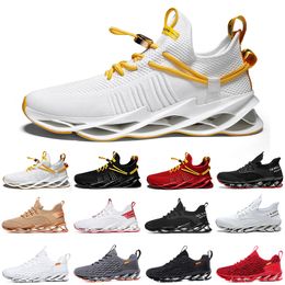 High quality Non-Brand men women running shoes Blade slip on triple black white red gray Terracotta Warriors mens gym trainers outdoor sports sneakers size 39-46