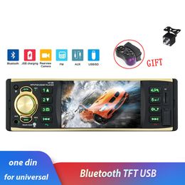 Autoradio 4" 12V Car Radio Bluetooth 1 din Auto Audio Stereo Phone AUX-IN FM/USB/MP3 Player One Din Remote Control