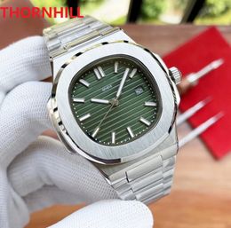 factory mens square dial designer watches 42mm japan quartz movement watch fine stainless steel waterproof wristwatch montre de luxe