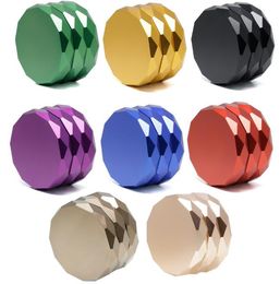 63mm 4 Layer Diamond Aluminium Alloy Dry Herb Grinder for Smoking Tobacco Pipes Accessories 2.5 inch Grinders Mill Crusher