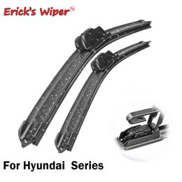 Erick's LHD Wiper Blades For Hyundai Solaris Tucson Accent i10 i30 i40 i35 Windshield Windscreen Front Window