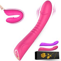 Nxy Sex Vibrators Masturbators Powerful Real Dildo Vibrator for Women Large Size Soft Female Vagina Clitoris Stimulator Masturbator Games Adults 1218