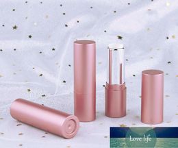 30pcs Free Matte Rose Gold Plastic Homemade Lip Balm Bottle 3.5g Empty 12.1mm Lipstick Tube Bottles