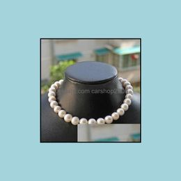 Beaded Necklaces & Pendants Jewellery Charming 10-11Mm White South Sea Natural Pearl Necklace 18 Inch S925 Sier Drop Delivery 2021 Fnsud