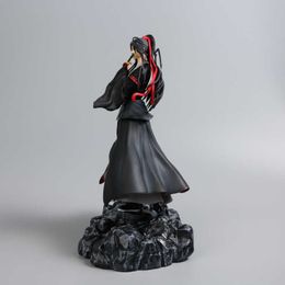 Mo Dao Zu Shi Anime Figure Toys Wei Wuxian Yi Ling Lao Zu Figurine Lan WangJi PVC Action Figure Collectible Model Toy Doll 27cm X0526