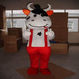 Halloween cows Mascot Costume High Quality Customise Cartoon animal Anime theme character Adult Size Christmas Carnival fancy dress