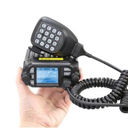 vhf mobile Скидка Walkie Talkie QYT KT-8900D VHF UHF Мобильный радио Двойной автомобиль FM 25W Отдальчатая ветчина Антенна CB