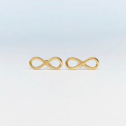 Whole 10pair/lot Boho Infinity For Women Jewelry Fashion Aretes De Mujer Rose Gold Cute 8 Shape Cross Stud Earrings