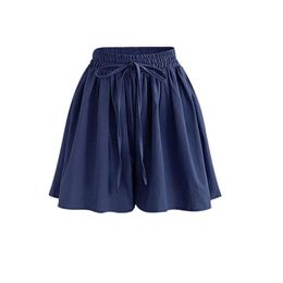 Skirt Shorts Summer Chiffon Casual Loose Elastic High Waist Female Wide Leg Short 5xl 6xl 210719