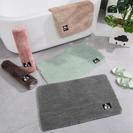 Bath Mats Thicken Soft Bathroom Anti-slip Mat Bedroom Carpet Kitchen Door El