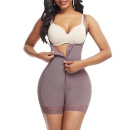 Bodysuit Butt Lifter Body Shapewear Tummy Control Panties Women Shapers Waist Trainer Corset Slimming Girdle Woman Flat Stomach 220307