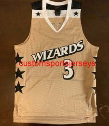 Mens Women Youth Caron Butler Gold Jersey Basketball Jersey Embroidery add any name number
