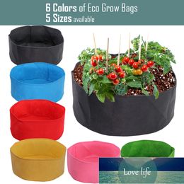 RBCFHI 6 Colours 12 Sizes of 1MM Thickness Round Fabric Grow Bags Economic Breatheable Garden Planting Containers Pot for Flowers Factory price expert design Quality