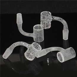 Hookahs Flat Top Fully Weld Quartz Banger Nails For Water Bongs Dab Rig Glass Carb Caps Silicone Rigs