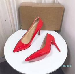 high quality designer party dress shoes bride ladies fashion sexy pointed simple elegant high heels