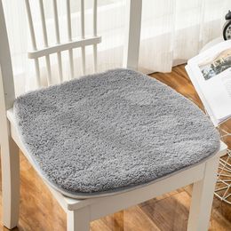 Winter Warm Plus Velvet Padded Sponge Stool Cushion Office Chair Cushion Elastic Dining Chair Butt Soft Cushion F8231 210420