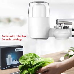 ceramic percolator UK - Kitchen Faucets Water Purifier Clean Faucet Washable Ceramic Percolator Filter Filtro Rust Bacteria Removal Replacement Too