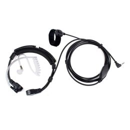 1 Pin ptt throat mic covert acoustic tube earpiece for radio motorola in mb series em1000, in 1000r, in 1020r mb140r