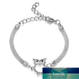 dragonfly bracelets women UK - Fashion Silver Color Animal Chain Bracelets Dragonfly Butterfly Love Heart Charm Bracelets for Women Jewelry Gift Pulseir Factory price expert design Quality