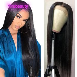Brazilian Virgin 100% Human Hair 13x4 lace Front Wig 180% Density Deep Wave Straight Body Wave 14-36inch Long Inch Natural Color