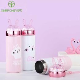 OWNPOWER 400ML Mini Thermos MUG Coffee Vacuum Flask Stainless Steel Drink Water Bottle Termos Thermo Cup And Mug Garrafa Termica 210615