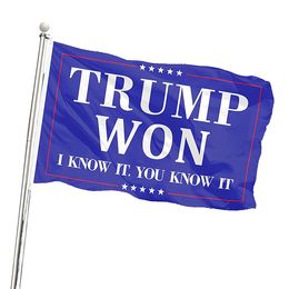 Trump Won I You know 3x5ft Flags , All Countries Digital Printed 100D Polyester Double Stitched